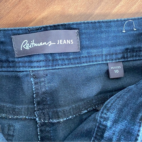 Reitmans - Women's Blue Jeans - straight leg - Size 10 Petites - Picture 3 of 8